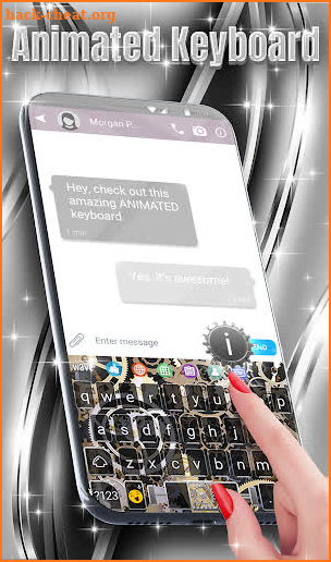 Mechanical Live Wallpaper & Animated Keyboard screenshot