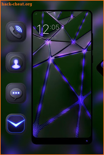 Mechanical technology lighting theme | abstract screenshot