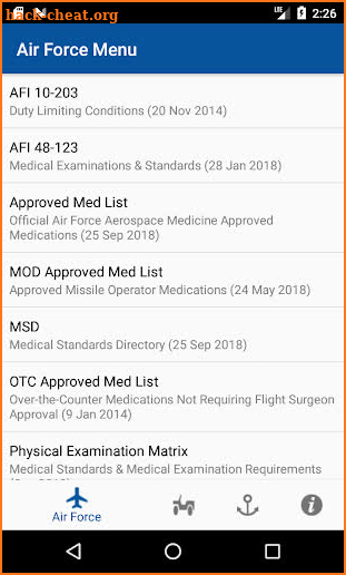 Med Standards screenshot