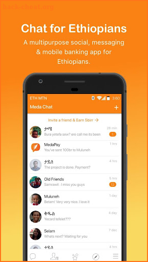 Meda : Chat, Pay & Play screenshot