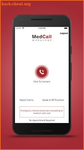 MedcallWorkComp screenshot