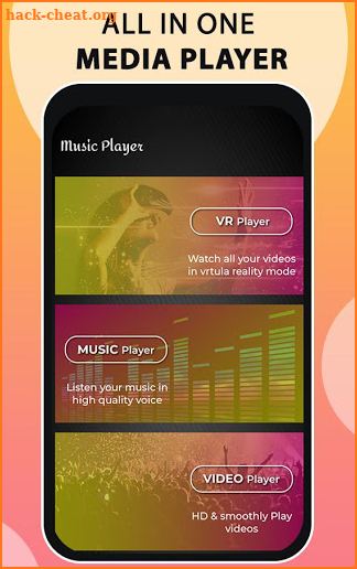 Media Player - Audio Video Player with VR Player screenshot