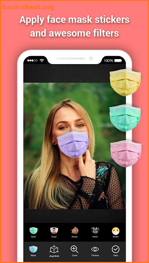 Medical & Surgical Face Mask Photo Editor screenshot