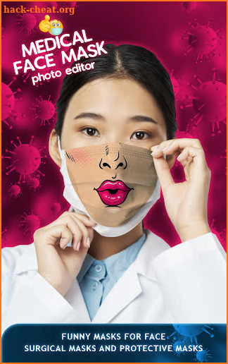 Medical Face Mask Photo Editor screenshot
