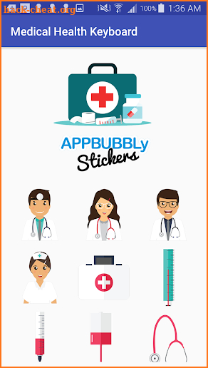 Medical Health Keyboard Stickers for Gboard screenshot