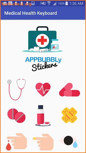 Medical Health Keyboard Stickers for Gboard screenshot