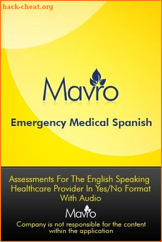 Medical Spanish - AUDIO (EMSG) screenshot