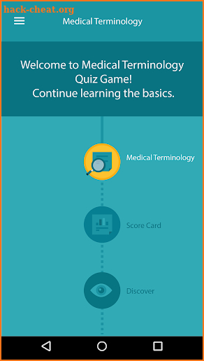 Medical Terminology Quiz Game screenshot