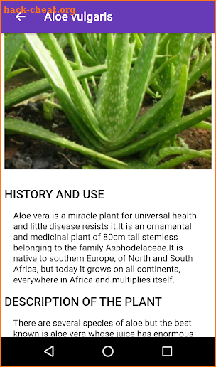 Medicinal plants screenshot