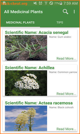 Medicinal Plants and their uses screenshot
