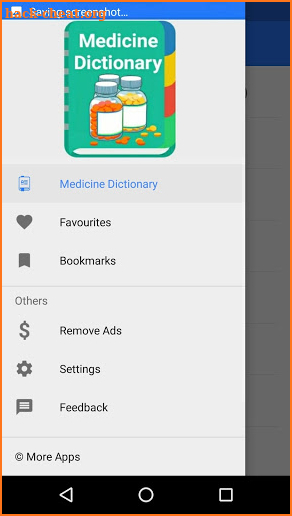 Medicine Dictionary screenshot