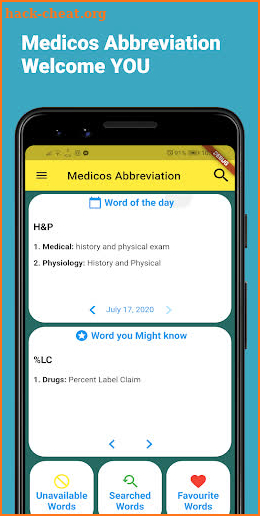 Medicos Abbreviation :Medical Short Form Offline screenshot