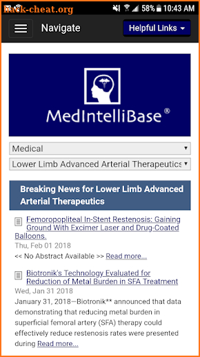 MedIntelliBase® Intel screenshot
