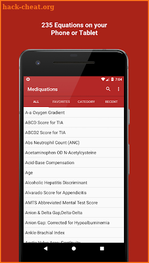 Mediquations Medical Calculator screenshot