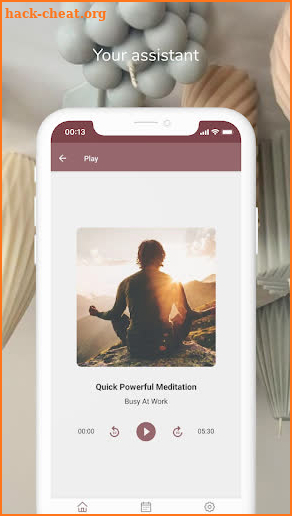 Meditation screenshot
