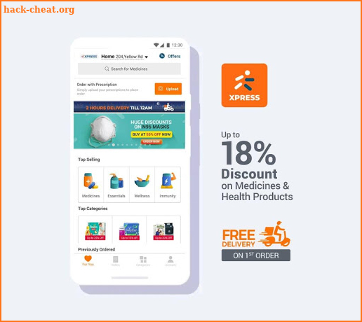 Medlife Xpress: 2 Hours Medicine Delivery App screenshot