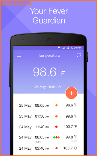 MedM Temperature screenshot