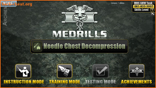 Medrills: Army NCD screenshot