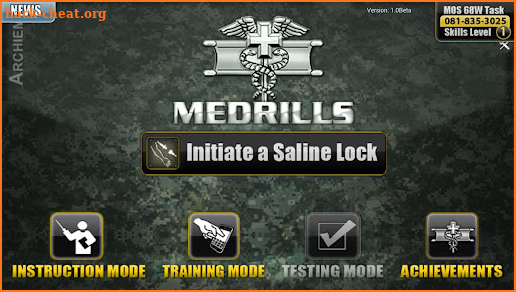 Medrills: Army Saline Lock screenshot