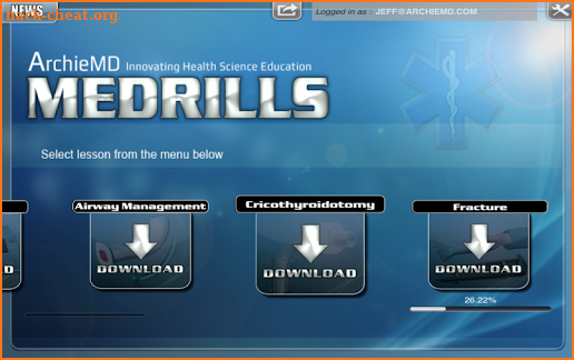 Medrills: Group or Single User screenshot