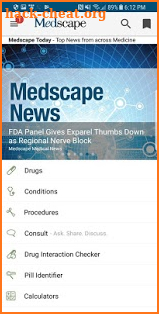 Medscape screenshot