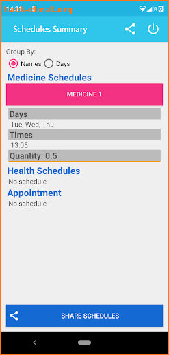 Medtrack : Medicine reminder and tracker screenshot
