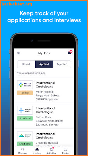 medvocation - find your next healthcare job screenshot