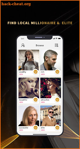 Meet & Match The Millionaire & Elite Dating: Suger screenshot