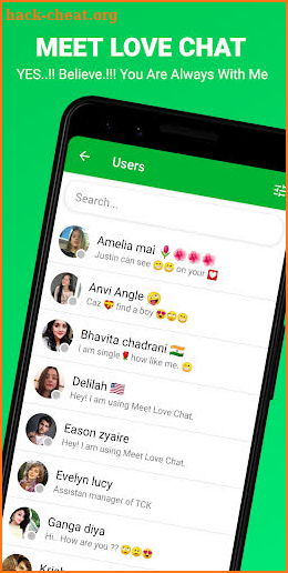 Meet Love Chat - Meet New People & Find Love screenshot
