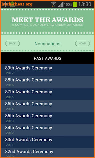 Meet The Awards screenshot