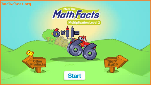 Meet the Math Facts Multiplication Level 2 Game screenshot