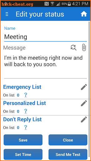 Meeting / Do Not Disturb PRO screenshot