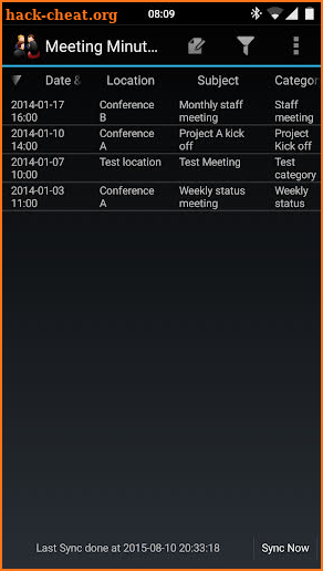 Meeting Minutes Pro screenshot