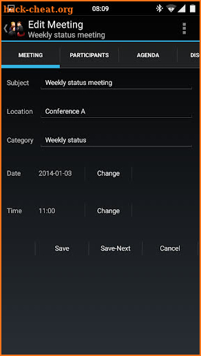 Meeting Minutes Pro screenshot