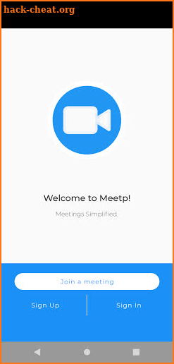 Meetp - Cloud Meetings Made Easy screenshot
