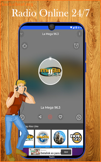 Mega 96.3 FM Los Angeles Radio Station La Mega screenshot