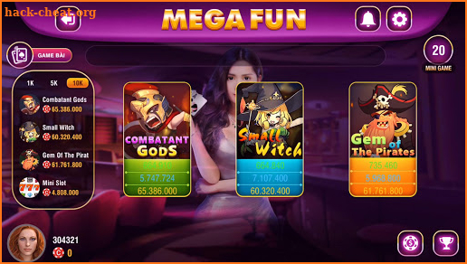 Mega Fun - Game danh bai Online screenshot