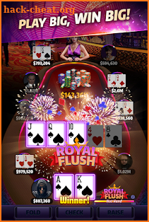 Mega Hit Poker: Texas Holdem massive tournament screenshot