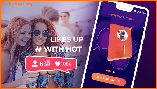 Mega Likes Pop Tags - Get Hot Tags Followers Love screenshot