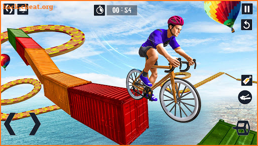 Mega Ramp Bicycle Stunt Race screenshot