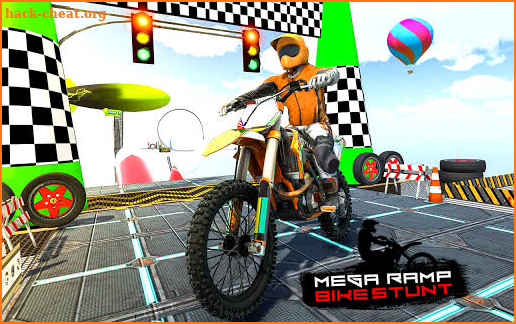 Mega Ramp Bike Impossible Stunt Race screenshot