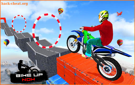 Mega Ramp Bike Impossible Stunt Race screenshot