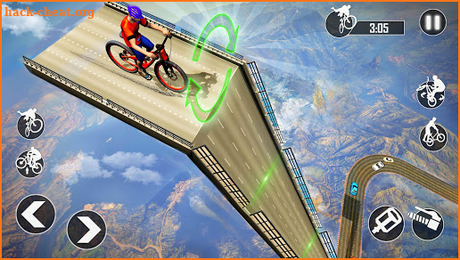 Mega Ramp BMX Racing Impossible Stunts screenshot