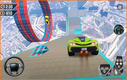 Mega Ramp Car Jumping 3D: Car Stunts Game screenshot