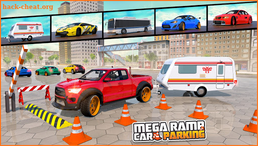 Mega Ramp Car Parking: New Car Games Racing Stunts screenshot