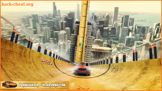 Mega Ramp Car Racing Impossible Stunts screenshot