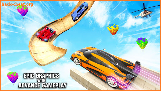 Mega Ramp Car Racing - Ramp Stunt Car Games screenshot