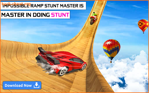 Mega Ramp Car Stunt Game – Impossible Car Stunts screenshot