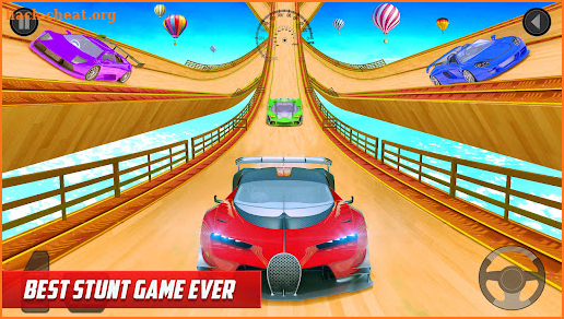 Mega Ramp Car Stunt Race Games screenshot