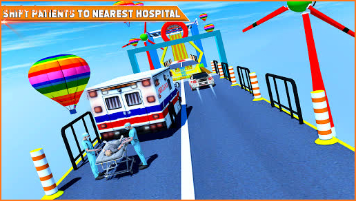 Mega Ramp Car Stunts - Ambulance Car Stunts Game screenshot